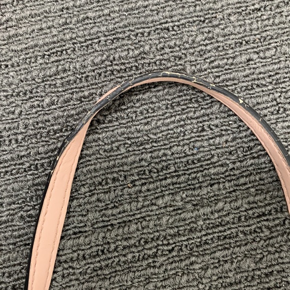 Aldo Crossbody Bag Womens Small Pink PU Faux Leather Quilted Chevron Handbag - Picture 14 of 17